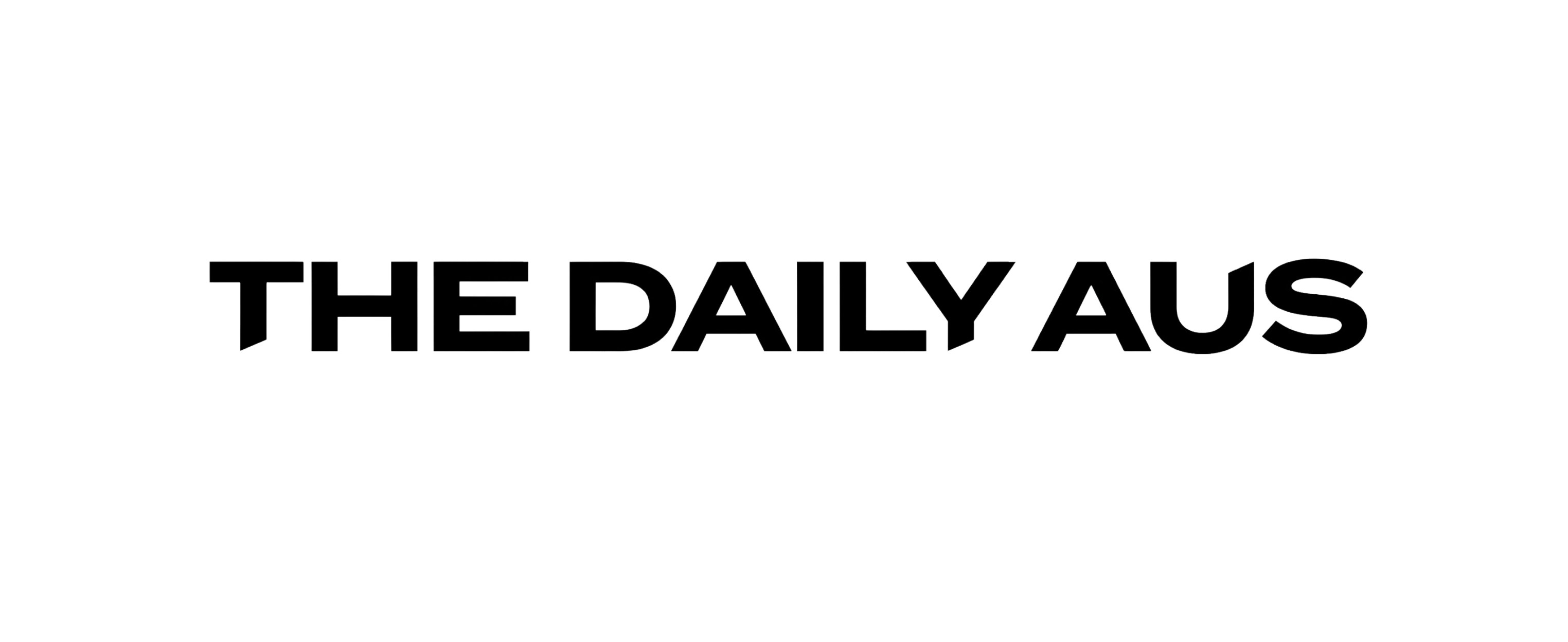 Black text on a light grey background reads “THE DAILY AUS” in bold, all-capital letters.